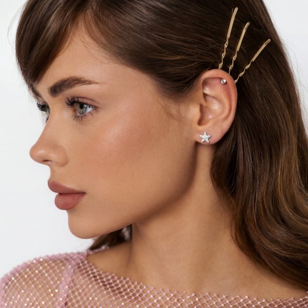 Ohrring mit Seestern Sterling Silber 925 EP-2478