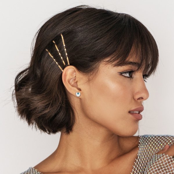 Ohrring mit Muster Sterling Silber 925 E-15818