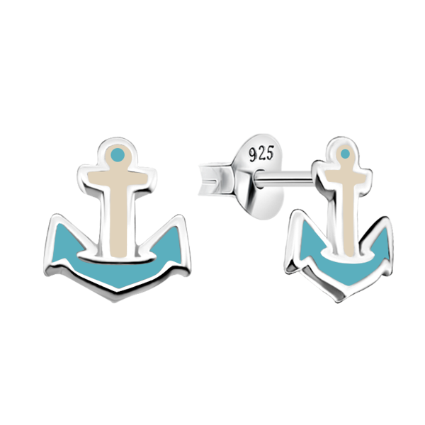 Ohrringe Anker Silber 925 E-14913