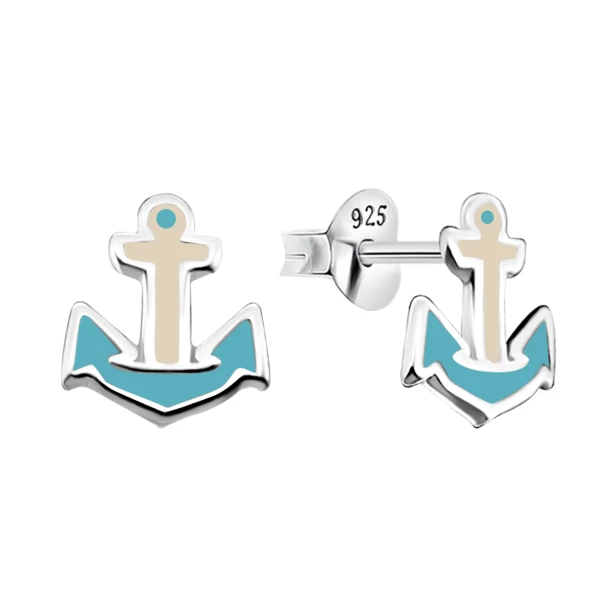 Ohrringe Anker Silber 925 E-14913