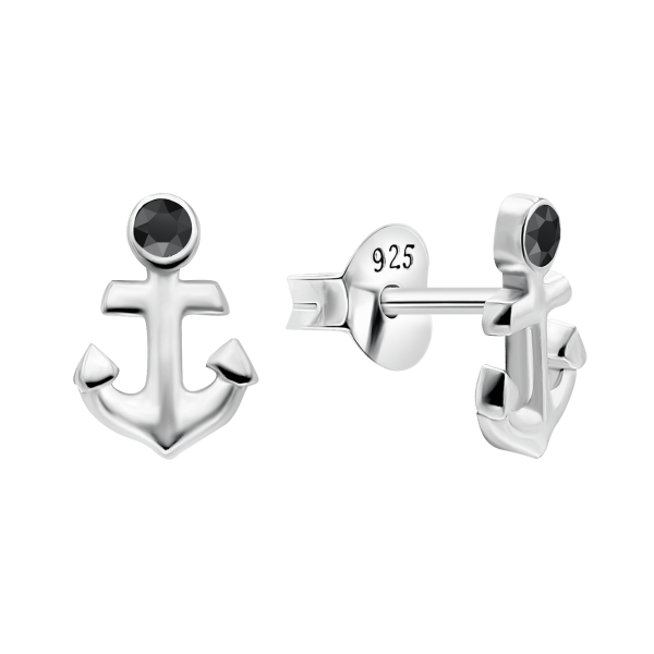 Ohrring mit Anker Sterling Silber 925 E-15086