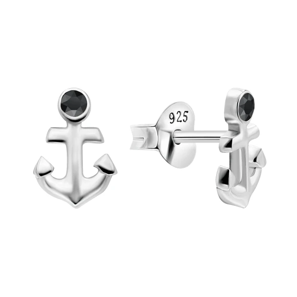 Ohrring mit Anker Sterling Silber 925 E-15086