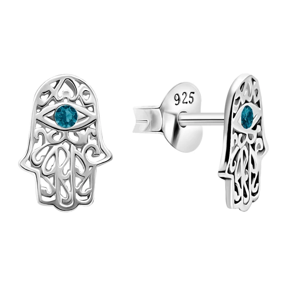 Ohrring mit Muster Sterling Silber 925 E-15131