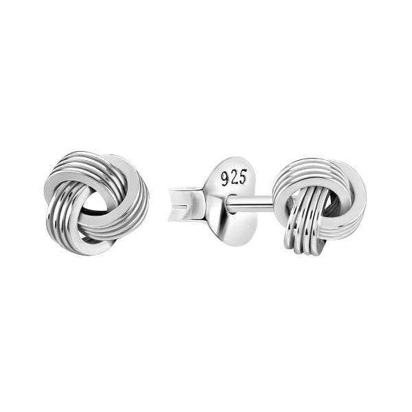 Ohrring mit Muster Sterling Silber 925 EP-060