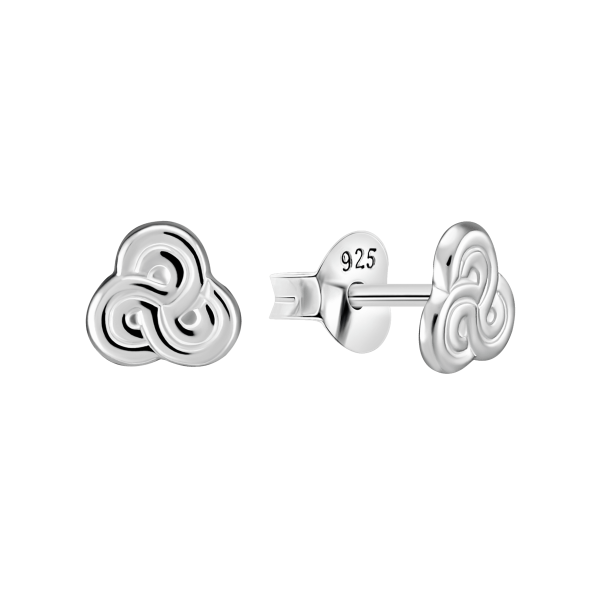 Ohrring mit Muster Sterling Silber 925 EP-3251