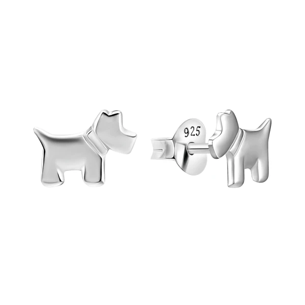 Ohrring mit Hund Sterling Silber 925 EP-3608