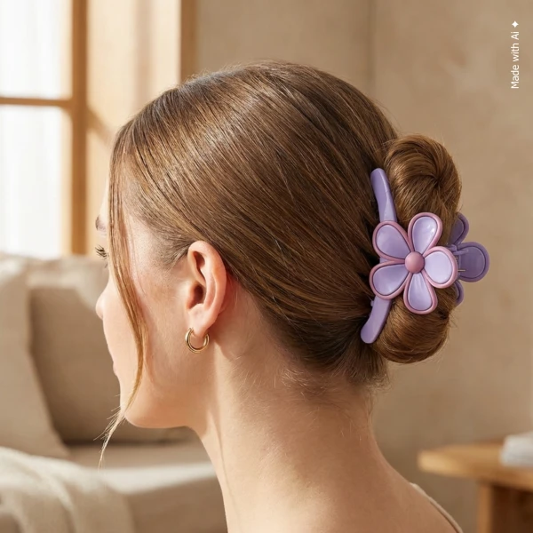 Blossom Claw Clip – Assorted Colors