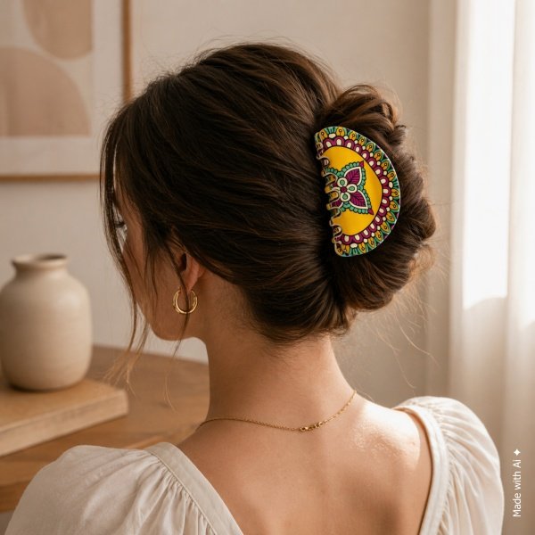 Mandala Hair Claw Clip - Assorted