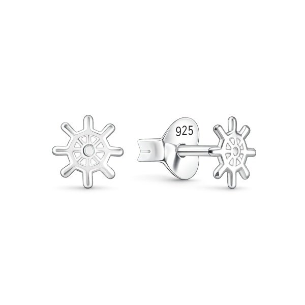 Steuerrad-Ohrstecker aus 925 Sterling Silber – EP-2434