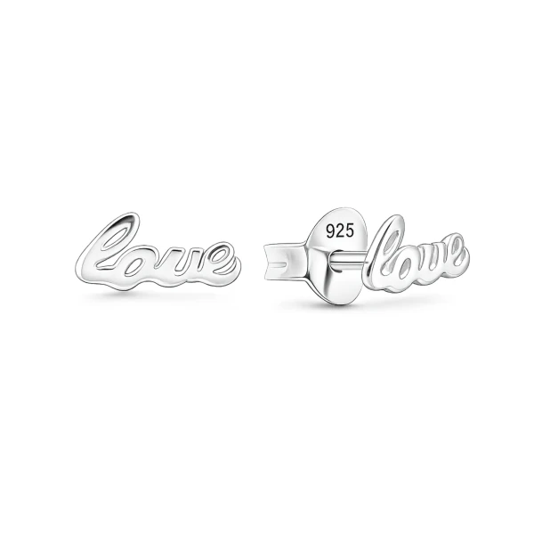 Love-Ohrstecker aus 925 Sterling Silber – EP-2623