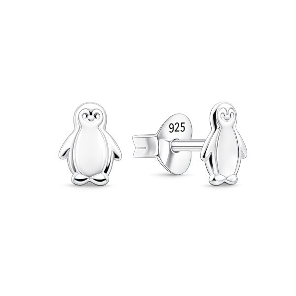 Pinguin-Ohrstecker aus 925 Sterling Silber – EP-3995